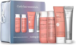 Living Proof Curly Hair Starter Kit - Travel Size Curl Shampoo, Conditioner, Definer and Pefect hair Day Gloss Treatment ($66 value)