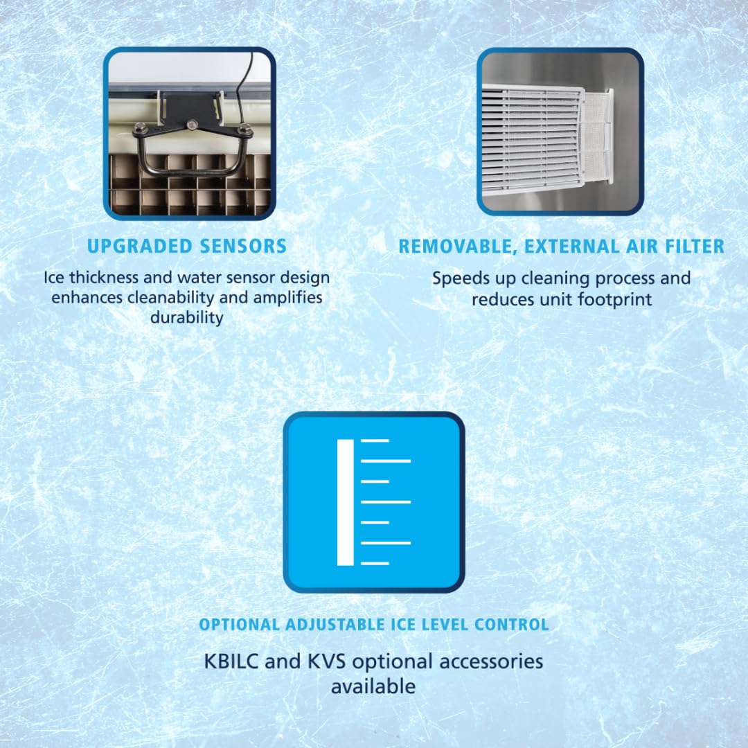 Commercial Cube Ice Maker by Scotsman – Stainless Steel