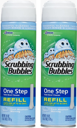 18 Oz. Automatic Toilet Bowl Cleaner Refill by Scrubbing Bubbles – Pack of 2, Model 70762