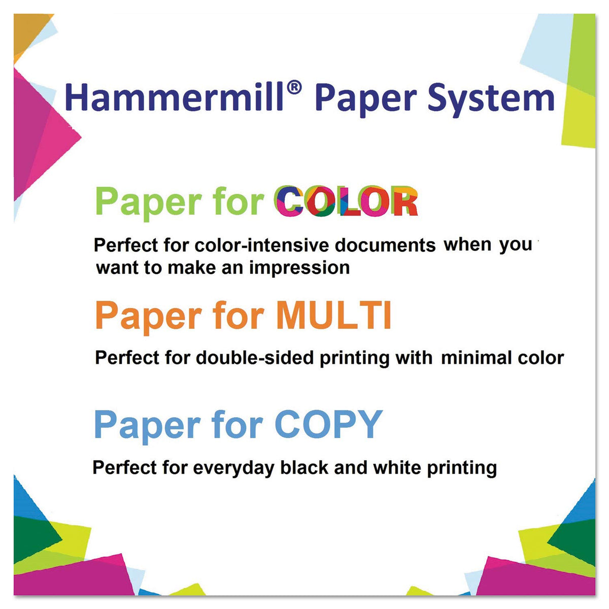 Paper for Copy Copy & Multipurpose Paper by Hammermill – White, Pack of 5000, Model 105007