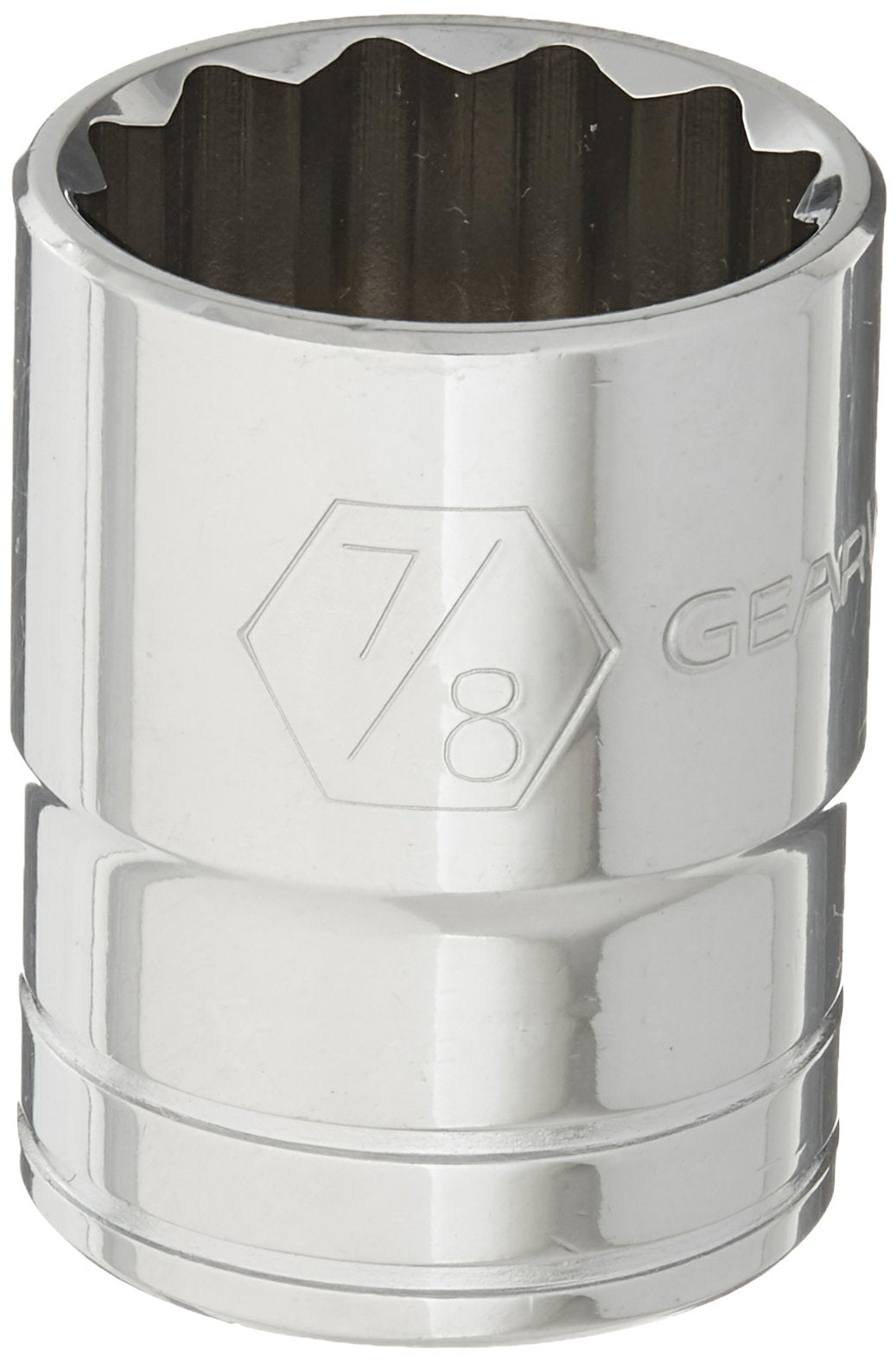 1/2" Drive Standard SAE Socket 7/8" by GEARWRENCH – 7/8 in, Alloy Steel, Black, Model 80767