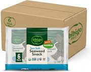 bibigo Sea Salt Flavored Seaweed Snacks, 36 Individual Packets, 0.16 Ounce (Pack of 36)
