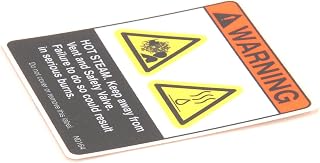 Bki Decal, Hot Steam Safety Valve N0164 - Genuine OEM Replacement Part