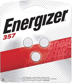 Energizer 357/303 Batteries 1.5V Silver Oxide Button Cell 3pk, 3 CT