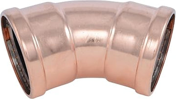 SharkBite 4 x 4 Inch 45 Degree Elbow, Copper Press Plumbing Fitting, UPR05105