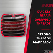 E-Z LOK Pack of 5 / 5 / 1/4-20 Internal Threads, 7/16-14 External Threads, 1.000 Length Thread Locking Inserts