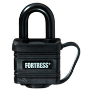 Covered Padlock by Master Lock – Alloy Steel, Black, Model 1804D