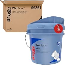 Wypall PowerClean WetTask Customizable Wet Wiping System, 2 Buckets (09361)