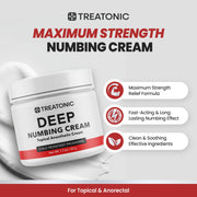Maximum Strength Numbing Cream: Numbing Cream for Discomfort by Treatonic – 1.7 Ounce (50 g), Black-b, Model SV-Q3ZO-JC9S