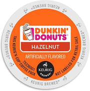 Dunkin' Dunkin Donuts Hazelnut, Flavored Coffee K-Cups for Keurig K Cup Brewers (96 Count)