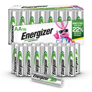 Recharge Universal Rechargeable AA Batteries (16 Pack) by Energizer – 16 Count (Pack of 1), Multicolor, Model E301695200