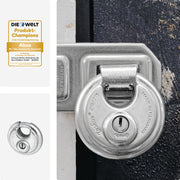 ABUS 90x190cm / Without security card / White Keyed Padlocks