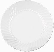 WNA Classicware Rigid Plastic Round Plate, 10.25-Inch, Clear, Large (144-Count)