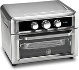 Toastmaster Air Frying Toaster Oven with Convection, Stainless Steel | Stainless Steel Air Fryer, Toaster & Convection Oven with Adjustable Temperature Control for Home Cooking