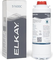 Elkay Genuine WaterSentry 51600C High Capacity Replacement Filter | NSF/ANSI Certified, 6,000 Gallons, Reduces Lead & Microplastics, ezH2O Enhanced Bottle Fillers