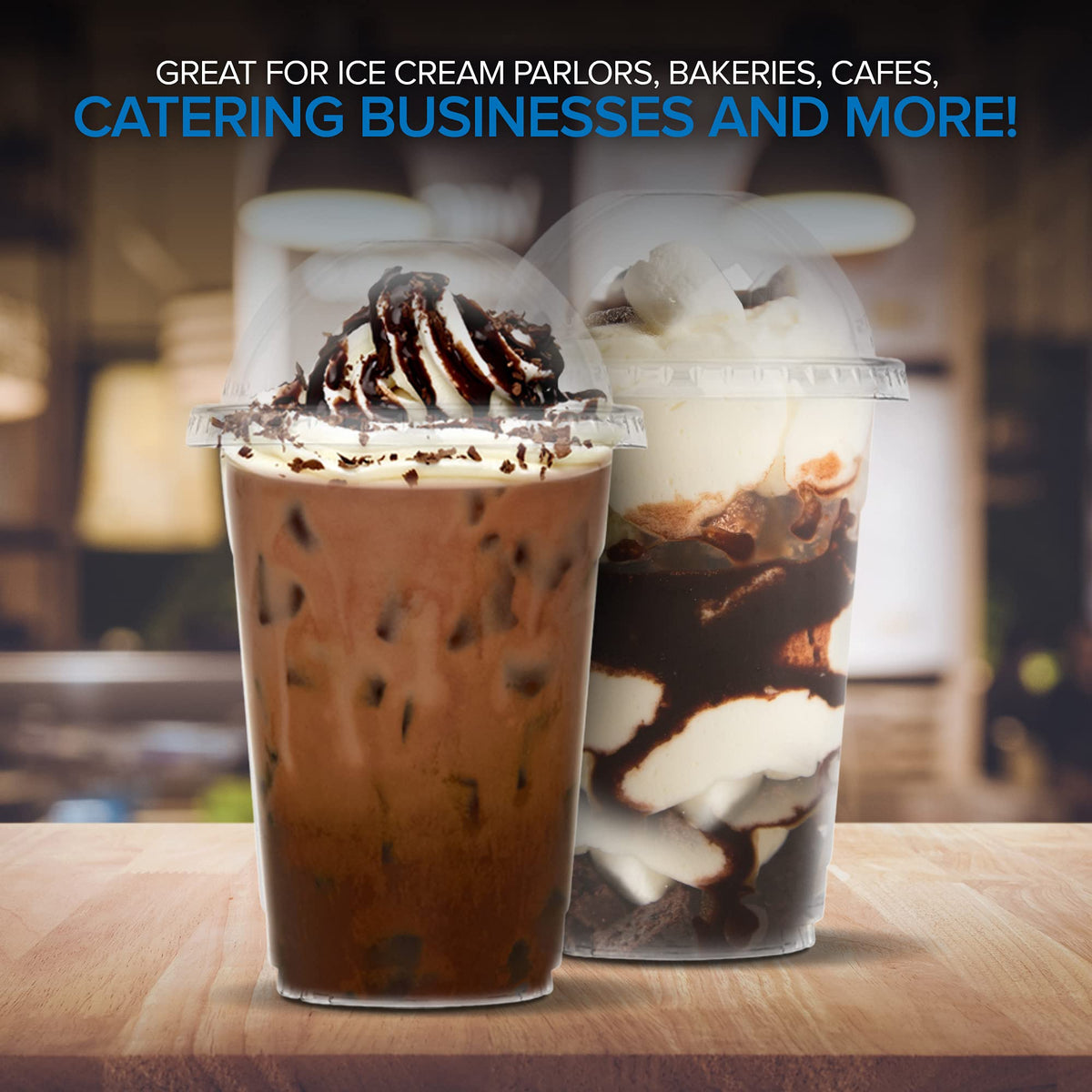 Stock Your Home 16 Ounce / Clear / Modern Cups