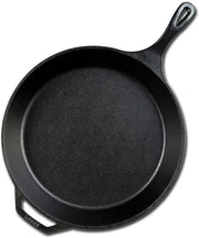 L14SK3 15-Inch Pre-Seasoned Cast-Iron Skillet & ASAHH41 Silicone Assist Handle Holder by Lodge – 15 Inch, Cast Iron, Red