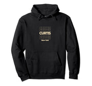 Vintage Curtis by Curtis, NY Retro Repeating City – Polyester, Black, Model 0SZHJS7YR86