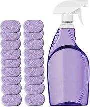 Splash Spray Cleaner Bottle with 18PCS Cleaning Tablets Multi Purpose Kitchen Cleaner Spray for Oven Kitchen Bathroom