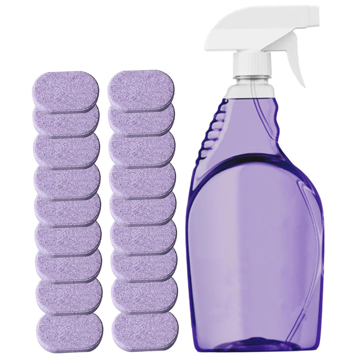 Splash Spray Cleaner Bottle with 18PCS Cleaning Tablets Multi Purpose Kitchen Cleaner Spray for Oven Kitchen Bathroom by Ameble – 1 Count (Pack of 1), Model 3KHE0V8S1NVOQQ85Y