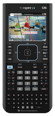 Nspire CX CAS Graphing Calculator by Texas Instruments – Standard, Plastic, Black, Model N3CAS/GC/2L1