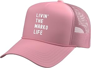 Marko Living The Marko Life Name Trucker Hat with Adjustable Mesh Back