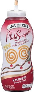 Smucker's Plate Scapers Dessert Topping, Raspberry, 19.5 Ounce (Pack of 12)