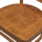 Solid Hardwood Side Chair with Distressed-Finish by Furnifact – Wood, Distressed Oak