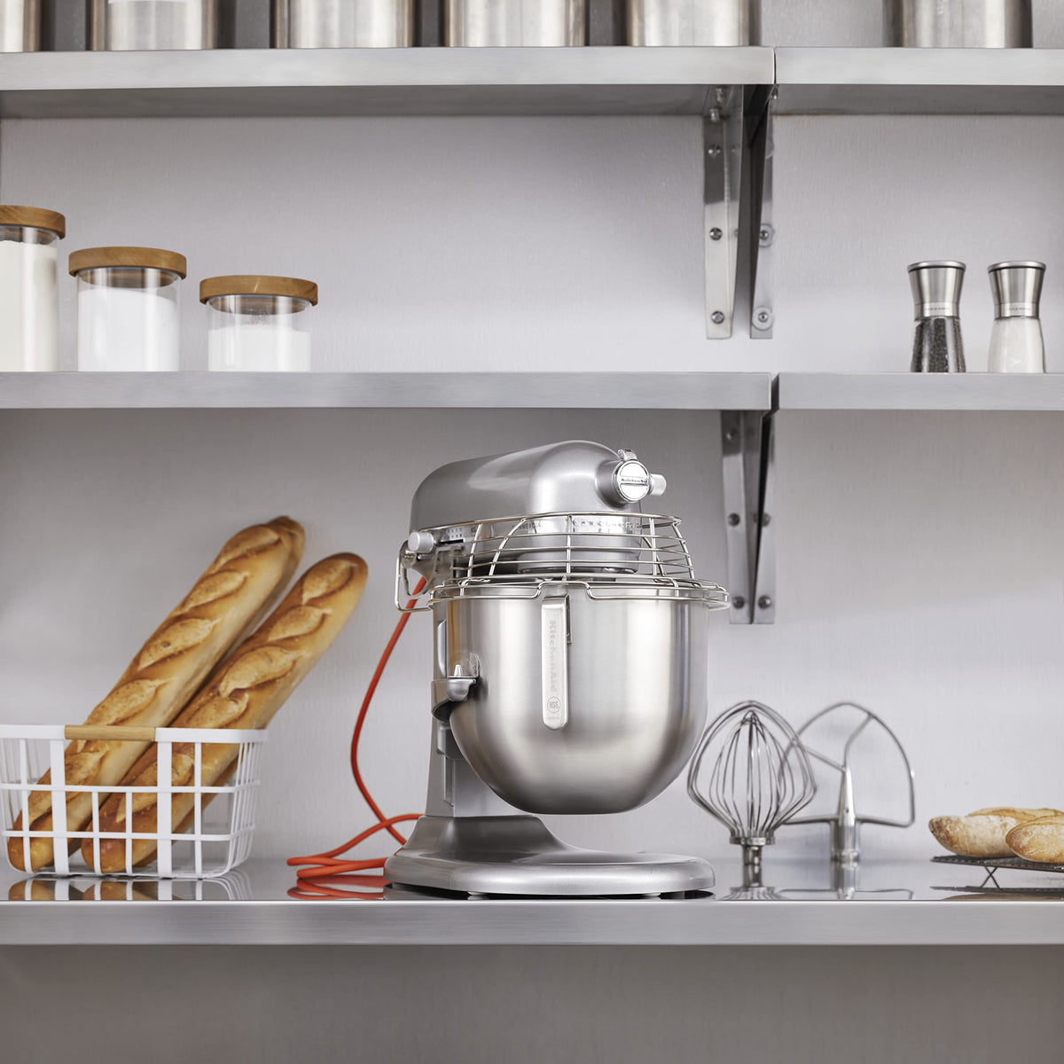 KitchenAid Contour Silver / With Bowl Guard / Mixer Stand Mixers