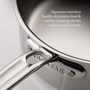 ProBond Luxe 5-Piece Professional Clad Stainless Steel Cookware Set by Hestan – Medium, Stainless Steel, Multicolor, Model 31767