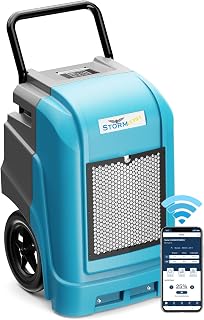 ALORAIR 190 PPD LGR Commercial Dehumidifier with Pump, Smart WIFI | Smart APP Control up to 2,600 Sq.Ft., Industrial Dehu for Water Damage Restore, 6-Year Limited Warranty, Storm Ultra (Blue)
