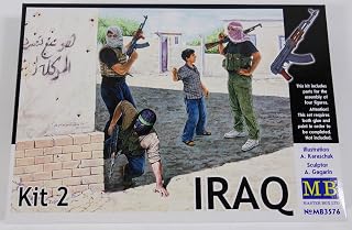Masterbox Master Box Insurgents with Guns and Civilian Iraq Set #2 (4) Figure Model Building Kits (1:35 Scale)
