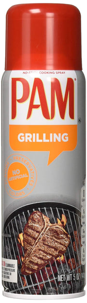 COOKING SPRAY FOR GRILLING 6 PACK by PAM – 5 Ounce (Pack of 6), Pack of 6, Model PAM1004/100/101