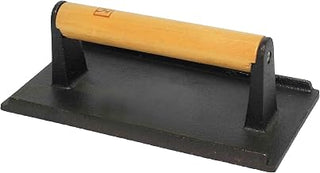 Thunder Group Steak Weight, 5-3/4 by 9-1/2-Inch, Cast Iron