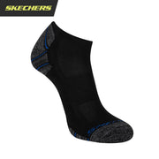 mens 6 Pack Low Cut Running Socks by Skechers – Cotton, Black, Pack of 6, Model S113984