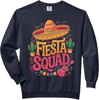 Fiesta Squad Drinking Comfort Colors Adult Sweatshirt