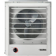 Vertical Or Horizontal Downflow Unit Heater by Global Industrial – 13.75"L x 19"W x 21.44"H, Alloy Steel, White, Model PU-20483