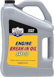 Lucas Oil 10631 SAE 30 Racing Engine Break-in Oil - 5 Quart