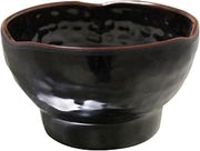 Thunder Group Tenmoku melamine dinnerware collection 10 oz, 4 1/2" wave rice bowl, comes in dozen