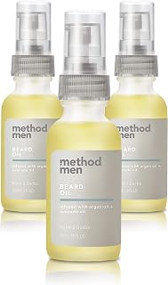 Method Men Beard Oil, Sea + Surf, 1 Ounce, 3 pack