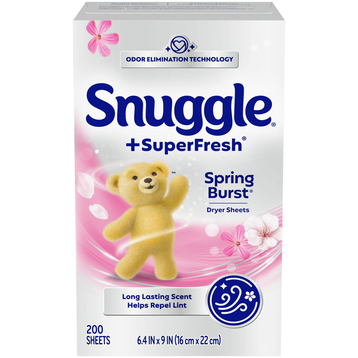 Snuggle Lavender / 200 Count (Pack of 1) / Spring Burst Dryer Sheets