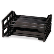 Recycled Drawer with Two Letter Trays by Officemate – Black, Model 26094