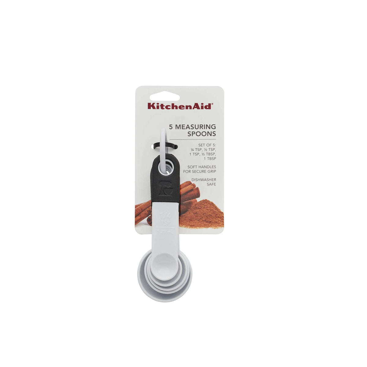KitchenAid White/Black / Spoons / Set of 5 Spoons
