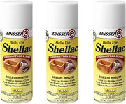 Zinsser Bulls Eye Shellac Sealer, Clear, 12oz | Bulls Eye Clear shellac, 12oz. Fast-dry natural shellac seals & finishes wood, blocks stains & knots; classic warm/clear.