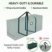 Baleine Artificial Tree Storage Bag, 9 ft Capacity, Green