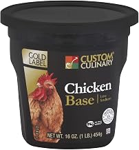 Custom Culinary Gold Label Chicken Base, 1 Pound -- 6 per case.