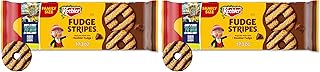 Keebler Fudge Stripes Original Cookies Family Size 17.3 Ounce, (Pack of 2)