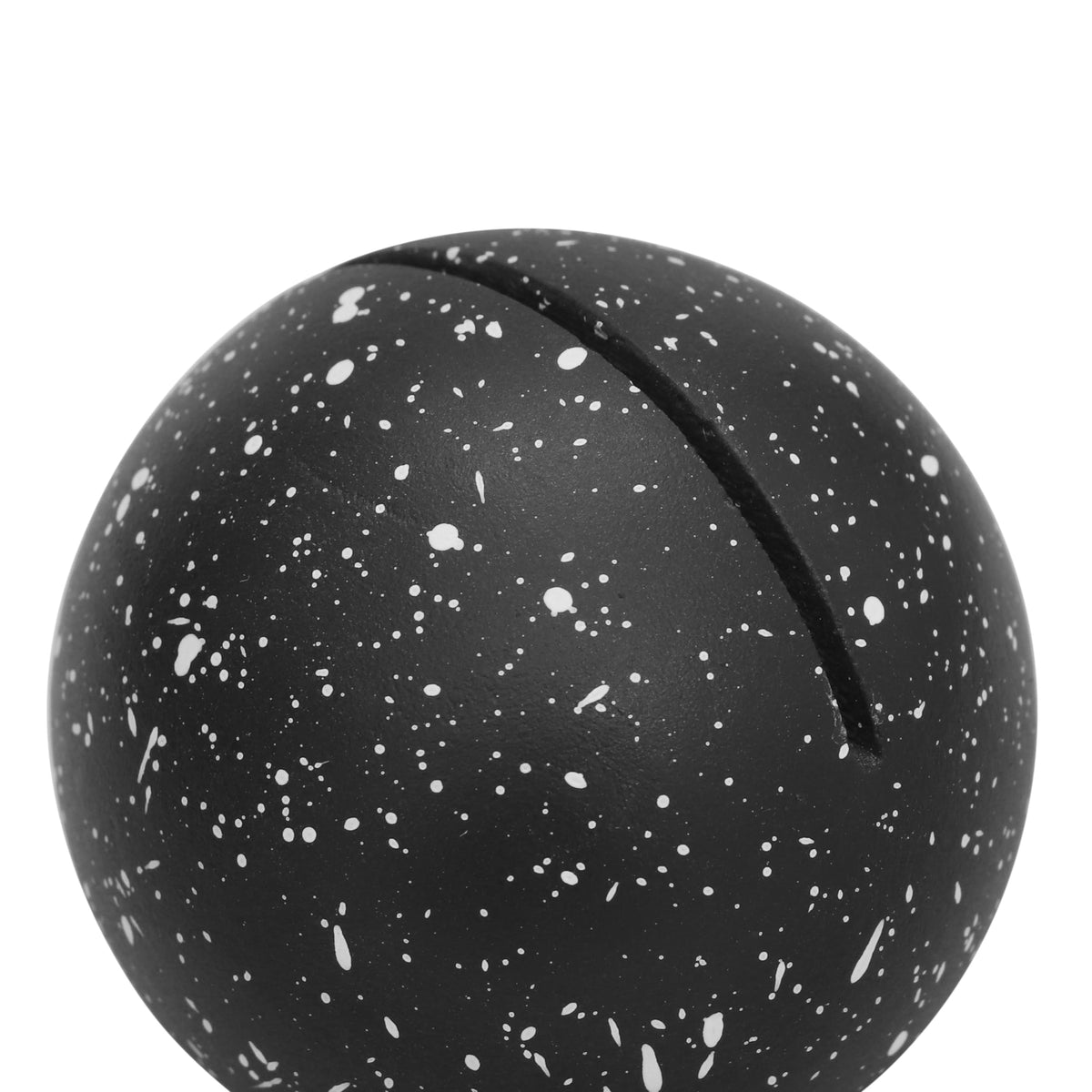 Gabby Speckled Black Round Card Holder - Set of by TOV Furniture – Concrete, Black, Pack of 4, Model TOV-C18707