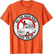 Lock Em Up Trey Taylor Crew Tractor Funny Viral Fishing Meme T-Shirt