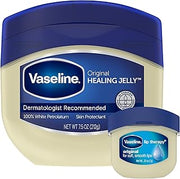 Vaseline Original Healing Jelly, Skin Protectant with 100% White Petrolatum + Lip Therapy for Soft, Smooth Lips